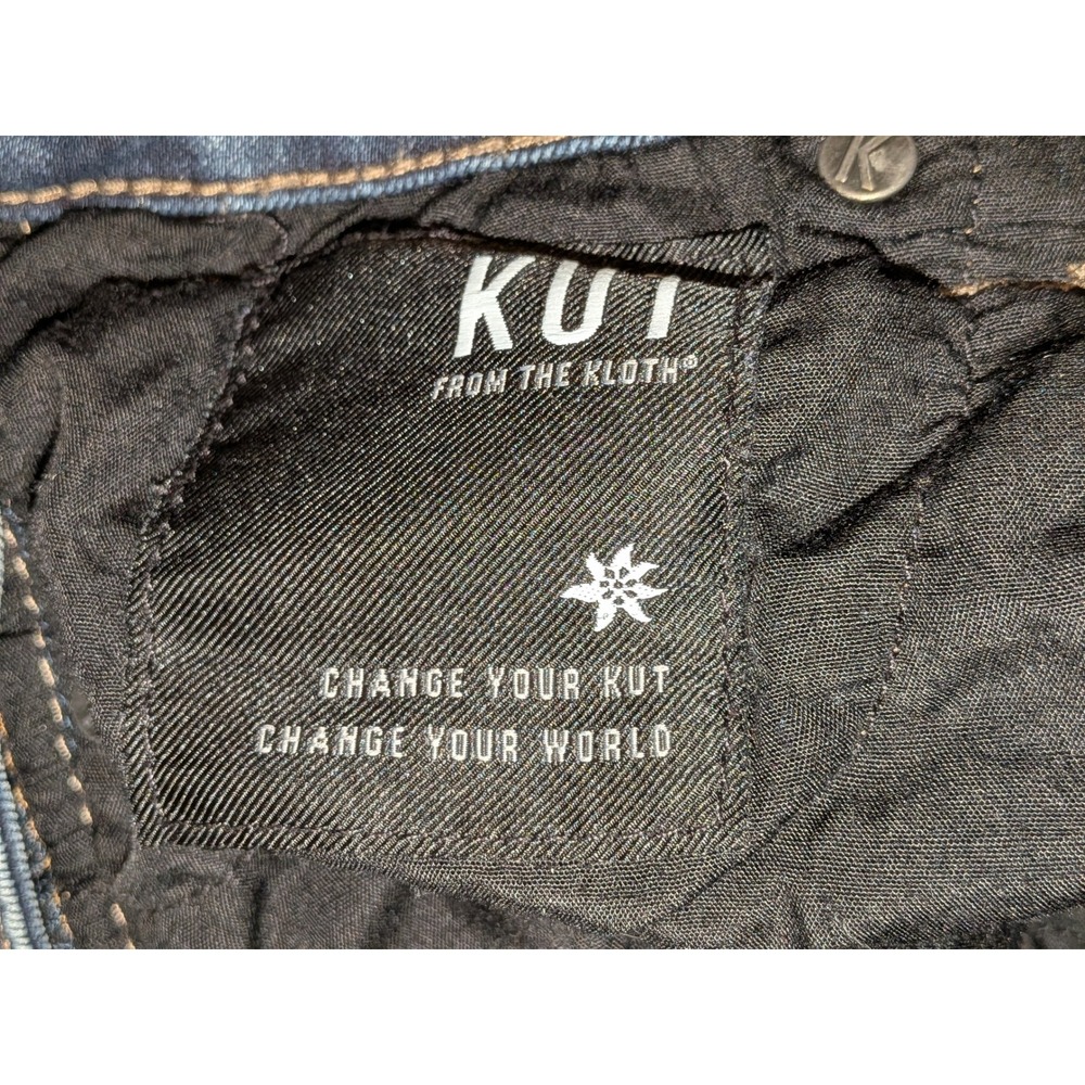 Kut from the Kloth Mia Toothpick Skinny‎ Jeans Dark Indigo Wash Womens Size 4 - Picture 10 of 11